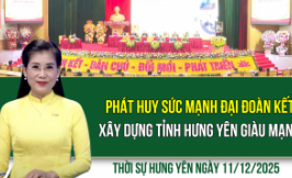 Thời sự Hưng Yên thứ Năm ngày 11/12/2025