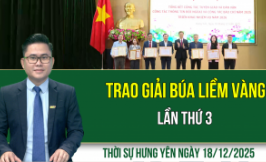 Thời sự Hưng Y&ecirc;n thứ Năm ng&agrave;y 18/12/2025