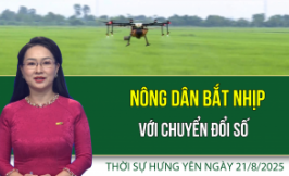 Thời sự Hưng Yên thứ Năm ngày 21/8/2025