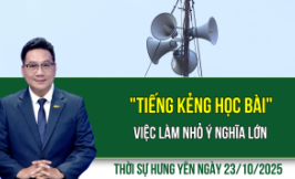 Thời sự Hưng Yên thứ Năm ngày 23/10/2025