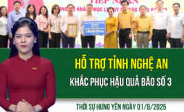 Thời sự Hưng Yên thứ Sáu ngày 01/8/2025