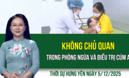 Thời sự Hưng Yên thứ Sáu ngày 05/12/2025