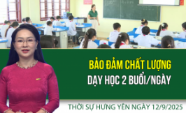 Thời sự Hưng Yên thứ Sáu ngày 12/9/2025