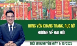 Thời sự Hưng Yên thứ Tư ngày 1/10/2025