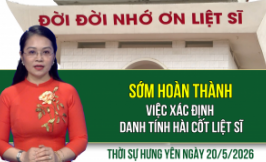 Thời sự Hưng Y&ecirc;n thứ Tư ng&agrave;y 20/5/2026