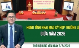 Thời sự Hưng Y&ecirc;n thứ Tư ng&agrave;y 8/7/2026
