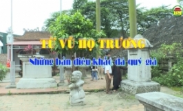 Từ Vũ họ Trương những bản điêu khắc đá quý giá