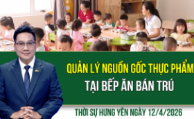 Thời sự Hưng Y&ecirc;n Chủ nhật ng&agrave;y 12/4/2026