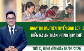Thời sự Hưng Yên thứ Ba ngày 03/06/2025