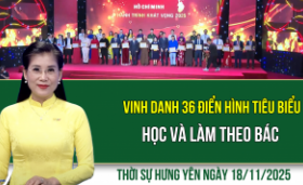 Thời sự Hưng Yên thứ Ba ngày 18/11/2025