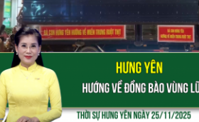 Thời sự Hưng Yên thứ Ba ngày 25/11/2025