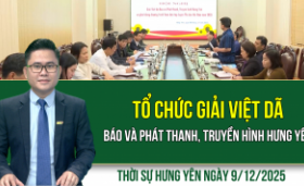 Thời sự Hưng Yên thứ Ba ngày 9/12/2025