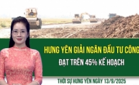 Thời sự Hưng Yên thứ Bảy ngày 13/9/2025