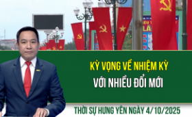 Thời sự Hưng Yên thứ Bảy ngày 4/10/2025