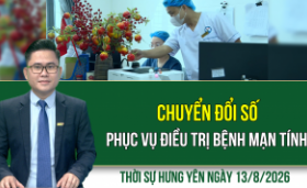 Thời sự Hưng Y&ecirc;n thứ Năm ng&agrave;y 13/8/2026