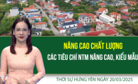 Thời sự Hưng Yên thứ Năm ngày 20/03/2025