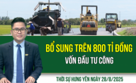 Thời sự Hưng Yên thứ Năm ngày 28/8/2025