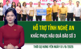 Thời sự Hưng Yên thứ Sáu ngày 01/8/2025
