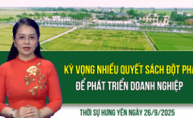 Thời sự Hưng Yên thứ Sáu ngày 26/9/2025