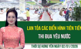 Thời sự Hưng Y&ecirc;n thứ S&aacute;u ng&agrave;y 2/1/2026