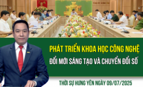 Thời sự Hưng Yên thứ Tư ngày 09/07/2025