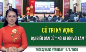 Thời sự Hưng Y&ecirc;n thứ Tư ng&agrave;y 11/3/2026