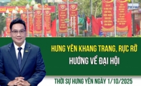 Thời sự Hưng Yên thứ Tư ngày 1/10/2025
