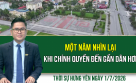 Thời sự Hưng Y&ecirc;n thứ Tư ng&agrave;y 1/7/2026