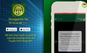 Ứng dụng xem truyền hình trực tuyến trên điện thoại Hungyentv Go