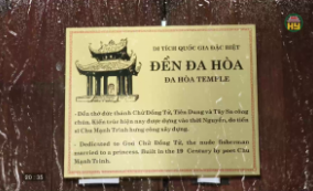 "B&aacute;u vật thời gian" Đền Đa H&ograve;a