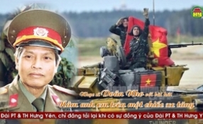 Nhạc sĩ Doãn Nho với bài hát " Năm anh em trên một chiếc xe tăng "