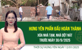 Thời sự Hưng Yên Chủ nhật ngày 12/01/2025
