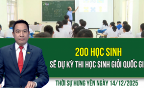 Thời sự Hưng Y&ecirc;n Chủ nhật ng&agrave;y 14/12/2025