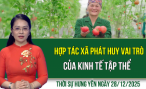 Thời sự Hưng Y&ecirc;n Chủ nhật ng&agrave;y 28/12/2025
