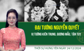Thời sự Hưng Yên thứ Ba ngày 24/12/2024