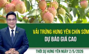Thời sự Hưng Y&ecirc;n thứ Bảy ng&agrave;y 02/05/2026