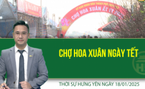 Thời sự Hưng Yên thứ Bảy ngày 18/01/2025