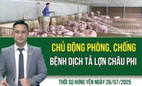 Thời sự Hưng Yên thứ Bảy ngày 26/07/2025