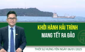 Thời sự Hưng Yên thứ Hai ngày 06/01/2025