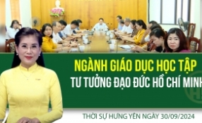 Thời sự Hưng Yên thứ Hai ngày 30/09/2024