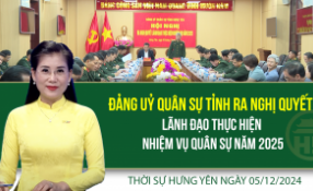Thời sự Hưng Yên thứ Năm ngày 05/12/2024