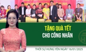  Thời sự Hưng Yên thứ Năm ngày 16/01/2025