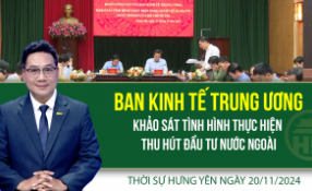 Thời sự Hưng Yên thứ Năm ngày 21/11/2024