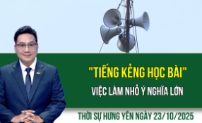 Thời sự Hưng Yên thứ Năm ngày 23/10/2025