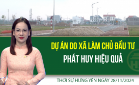 Thời sự Hưng Yên thứ Năm ngày 28/11/2024