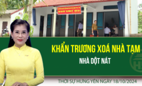 Thời sự Hưng Yên thứ Sáu ngày 18/10/2024