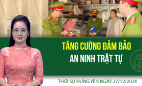 Thời sự Hưng Yên thứ Sáu ngày 27/12/2024