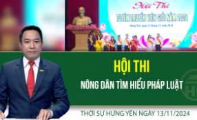 Thời sự Hưng Yên thứ Tư ngày 13/11/2024