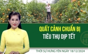 Thời sự Hưng Yên thứ Tư ngày 18/12/2024