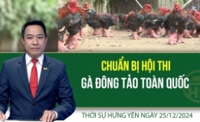 Thời sự Hưng Yên thứ Tư ngày 25/12/2024